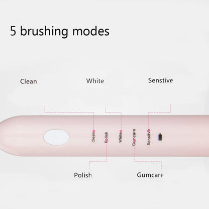 DELIPU Electric Toothbrush Rechargeable Sonic 5-Speed Adjustment Children Adult Household Waterproof Soft Hair Whitening Toothbrush, USB Charging Cable  (Blue), USB Charging Cable (White), USB Charging Stand (Blue), USB Charging Stand(Pink)            ...