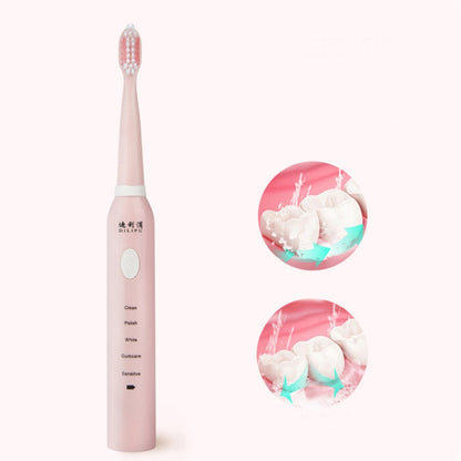 DELIPU Electric Toothbrush Rechargeable Sonic 5-Speed Adjustment Children Adult Household Waterproof Soft Hair Whitening Toothbrush, USB Charging Cable  (Blue), USB Charging Cable (White), USB Charging Stand (Blue), USB Charging Stand(Pink)            ...