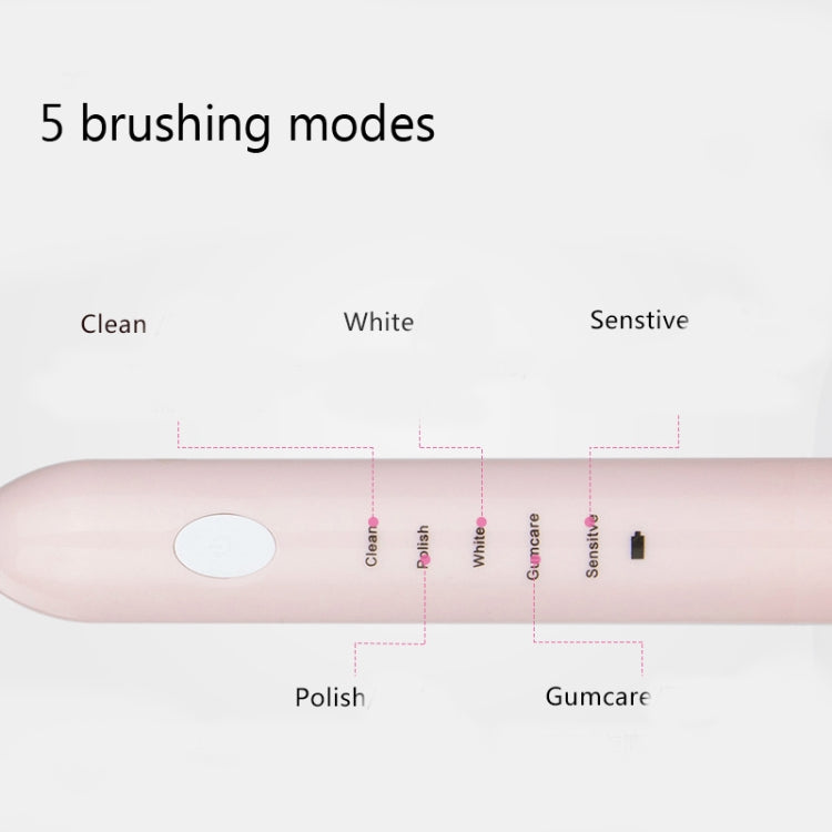 DELIPU Electric Toothbrush Rechargeable Sonic 5-Speed Adjustment Children Adult Household Waterproof Soft Hair Whitening Toothbrush