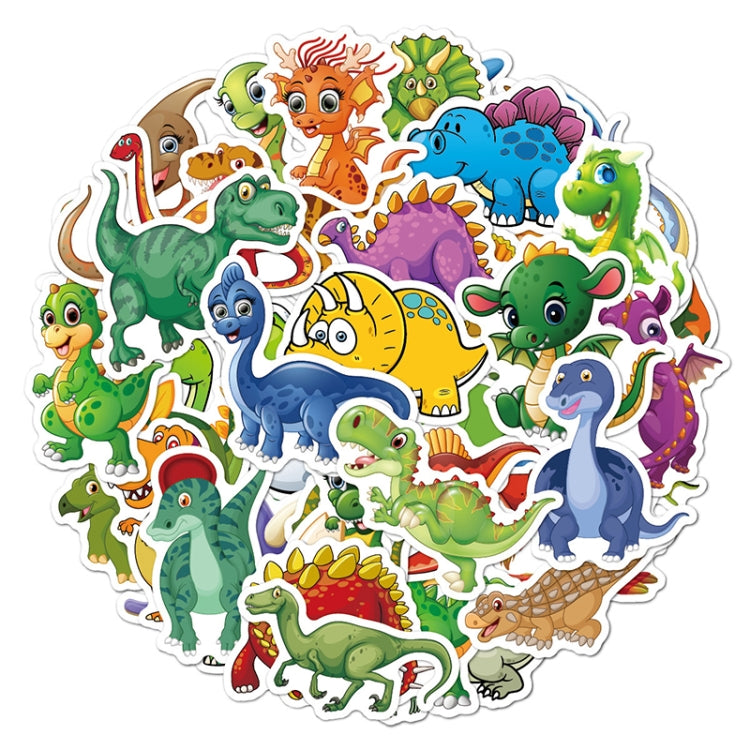 50 in 1 Children Dinosaur Sticker Suitcase Skateboard Computer Graffiti Sticker