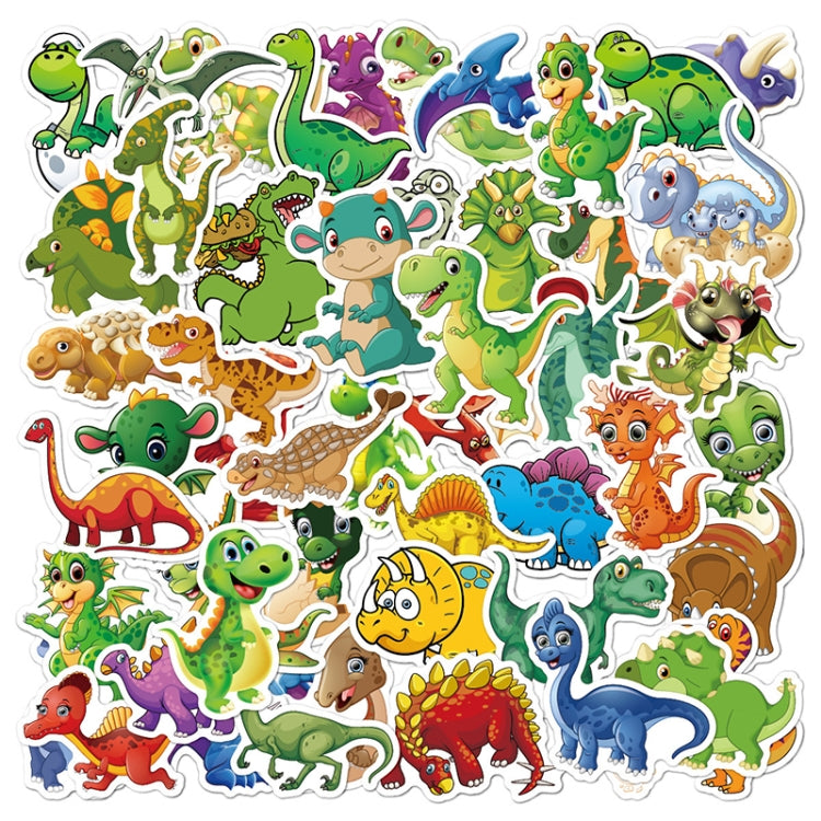 50 in 1 Children Dinosaur Sticker Suitcase Skateboard Computer Graffiti Sticker