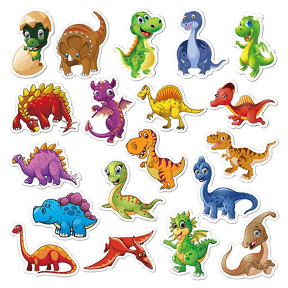 50 in 1 Children Dinosaur Sticker Suitcase Skateboard Computer Graffiti Sticker