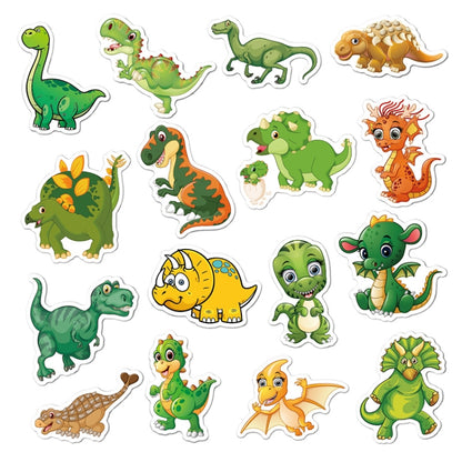 50 in 1 Children Dinosaur Sticker Suitcase Skateboard Computer Graffiti Sticker