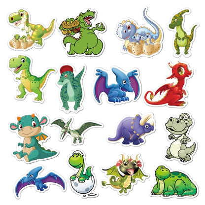 50 in 1 Children Dinosaur Sticker Suitcase Skateboard Computer Graffiti Sticker