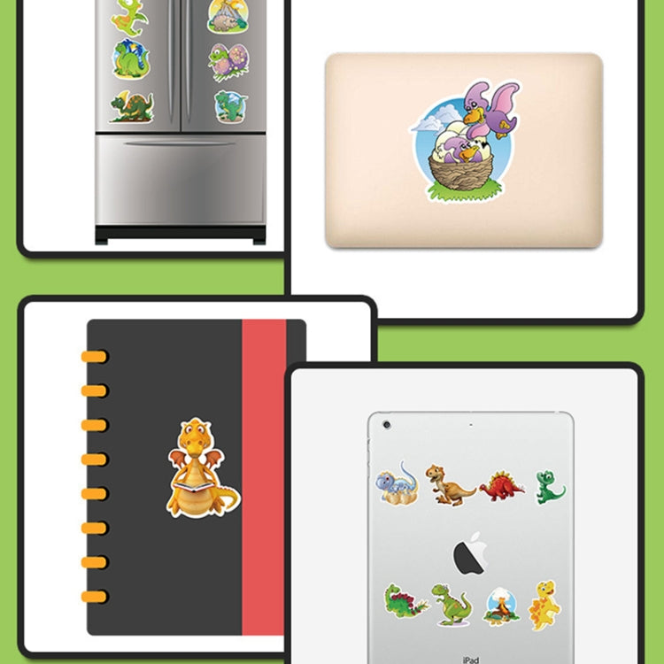 50 in 1 Children Dinosaur Sticker Suitcase Skateboard Computer Graffiti Sticker