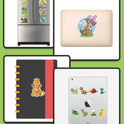 50 in 1 Children Dinosaur Sticker Suitcase Skateboard Computer Graffiti Sticker