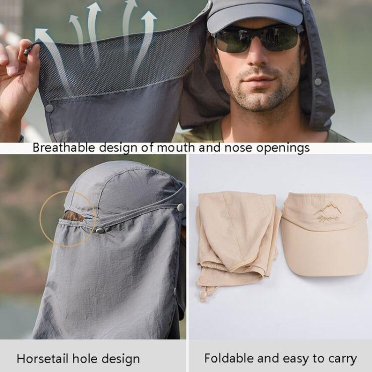 Multi-Function Sun Hat Outdoor Fishing Sunscreen Hat Speed Dry Baseball Cap