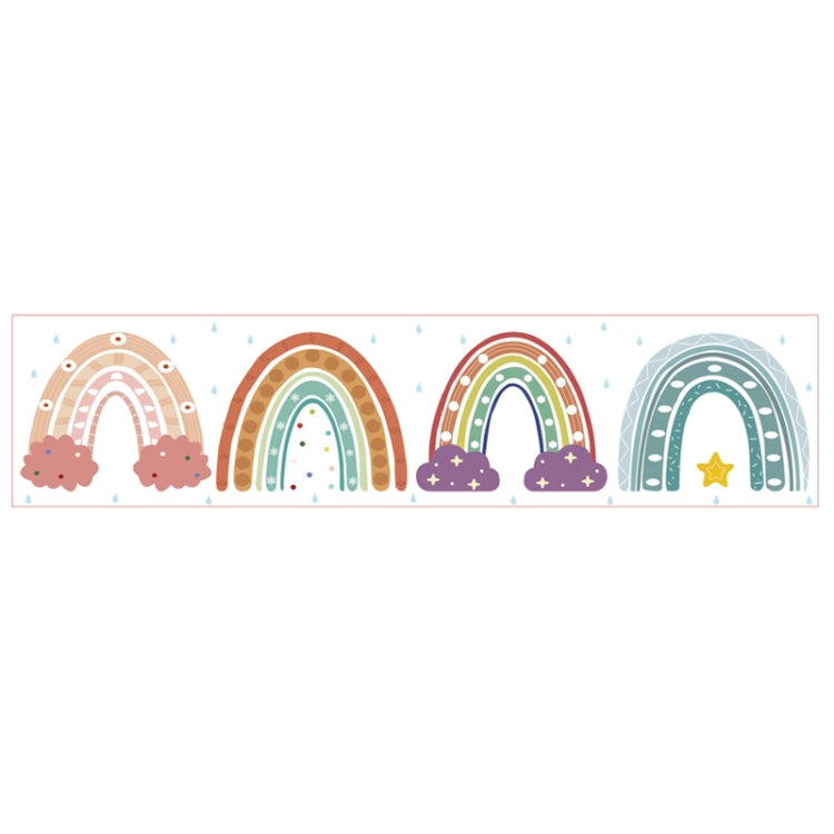 CM2107018 Border Sticker Blackboard Rainbow Sticker Bohemian Sticker