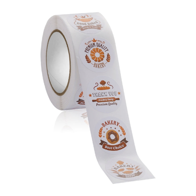 Bakery Cake Shop Cartoon Cute Sticker Decorative Sealing Sticker, 2.5cm / 1 Inch