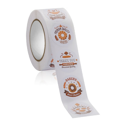 Bakery Cake Shop Cartoon Cute Sticker Decorative Sealing Sticker, 2.5cm / 1 Inch