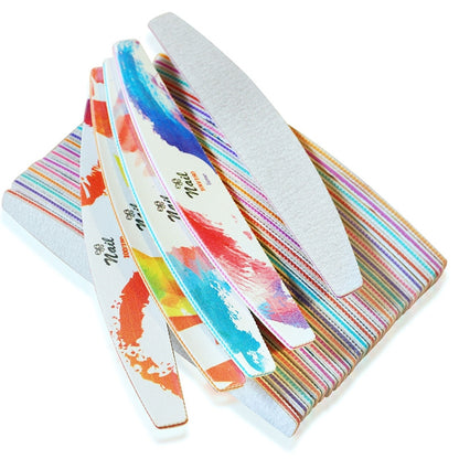 GJ0507 6 In 1 Nail Art Tools Nail Polish Nail Scrub Strips