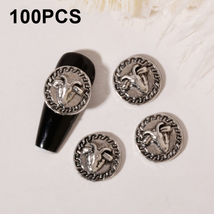 100pcs Nail Crocodile Vintage Alloy Jewelry Nail Metal Accessories