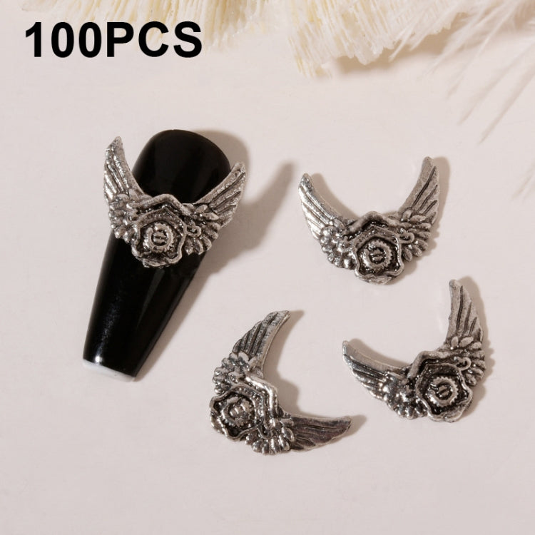 100pcs Nail Crocodile Vintage Alloy Jewelry Nail Metal Accessories