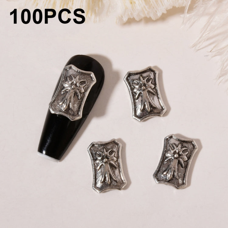 100pcs Nail Crocodile Vintage Alloy Jewelry Nail Metal Accessories