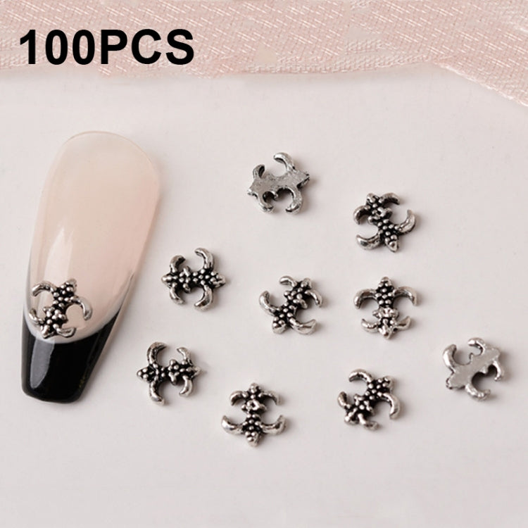 100pcs Nail Crocodile Vintage Alloy Jewelry Nail Metal Accessories