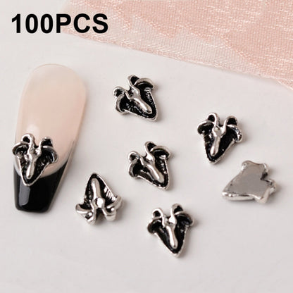 100pcs Nail Crocodile Vintage Alloy Jewelry Nail Metal Accessories