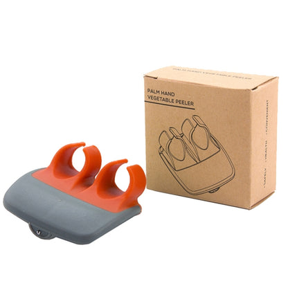 Palm Hand Peeler For Potato, Fruit, Kitchen Vegetable Peeler, 2pcs Green, 2pcs Orange