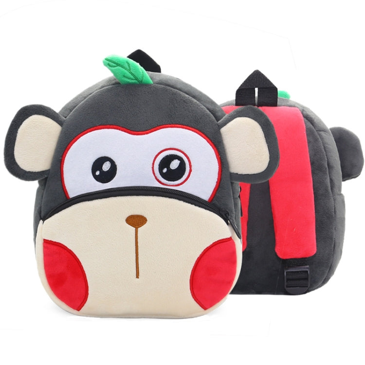 Zoo Series Plush Backpack Cute Children School Bag Shoulder Bag