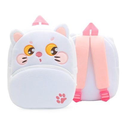 Zoo Series Plush Backpack Cute Children School Bag Shoulder Bag