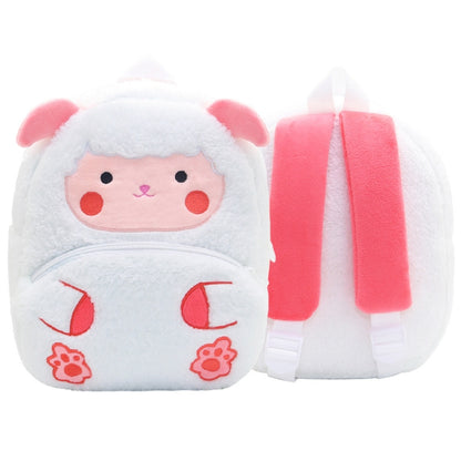 Zoo Series Plush Backpack Cute Children School Bag Shoulder Bag