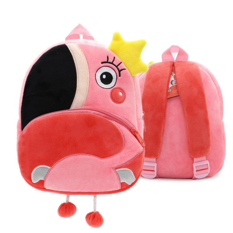 Zoo Series Plush Backpack Cute Children School Bag Shoulder Bag