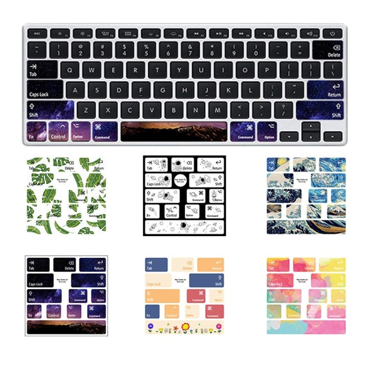 For Macbook Air 5pcs Laptop Keyboard PVC Sticker