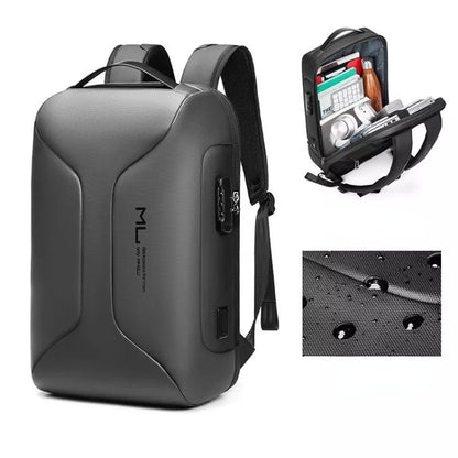 Business Large Capacity Travel Bag Multifunctional Waterproof Laptop Backpack With USB Port