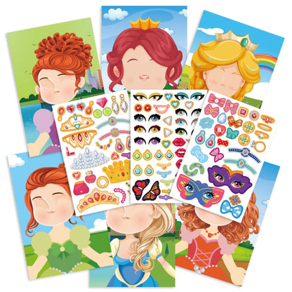 Face Changing Stickers Early Learning DIY Puzzle Stickers Toys