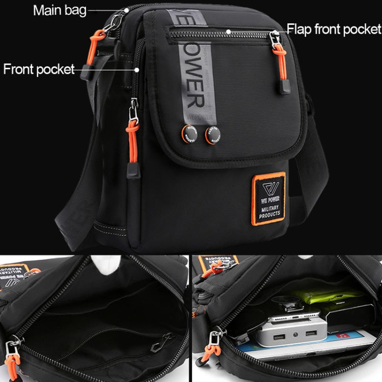 WEPOWER Men Messenger Bag Casual Shoulder Backpack Outdoor Sports Bag