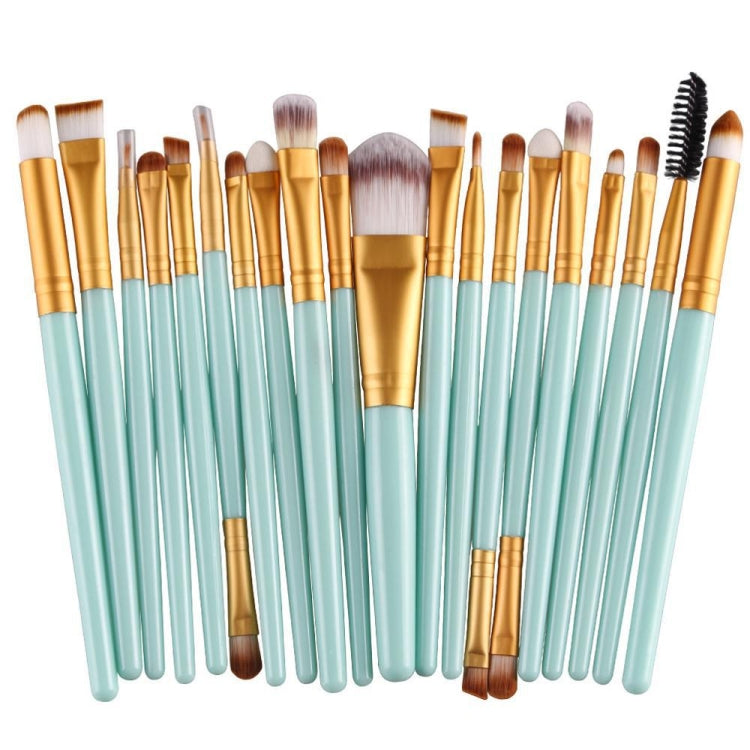 20pcs/set Wooden Handle Makeup Brush Set Beauty Tool Brushes