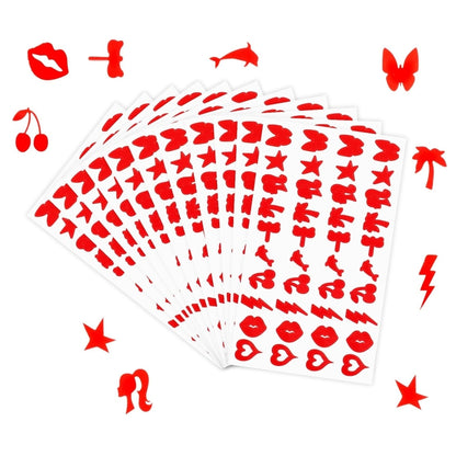 Tanning Sunbathing Stickers Self Adhesive Body Stickers, 180pcs /Pack  Style 5, 400pcs /Pack Style 6, 320pcs /Pack Style 7, 210pcs /Pack Style 10