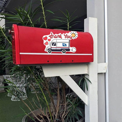 Waterproof Sunscreen Ethylene Base Mailbox Thank You Sticker