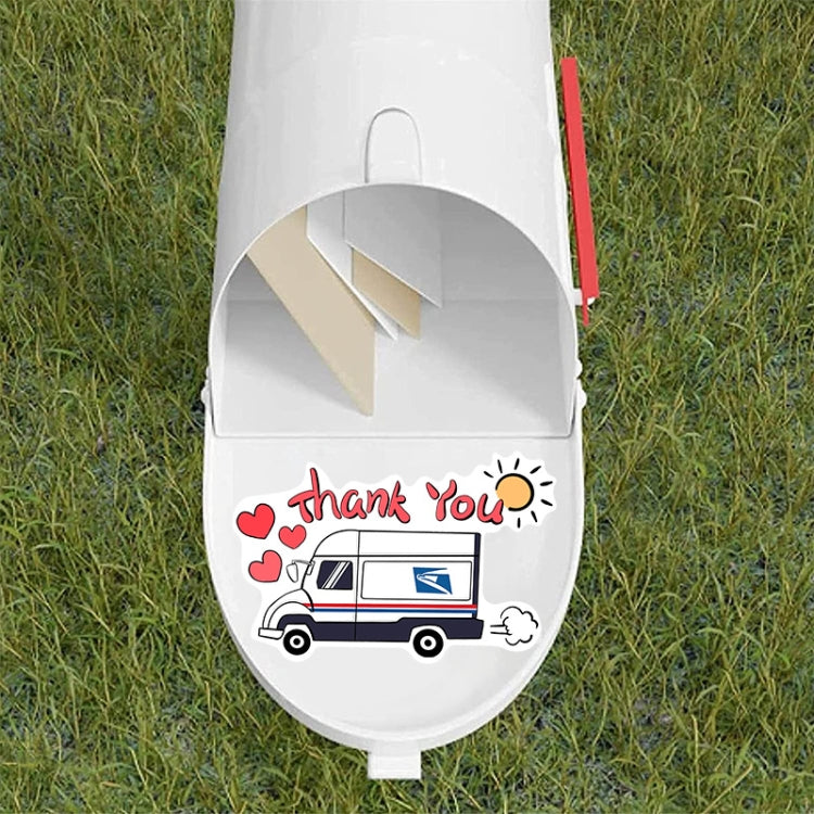 Waterproof Sunscreen Ethylene Base Mailbox Thank You Sticker