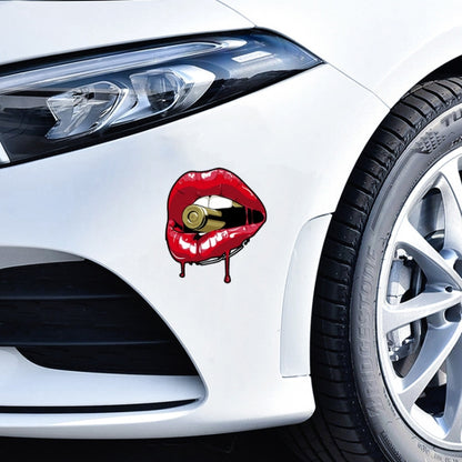 Lip Car Stickers Body Bumper Scratch Stickers