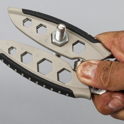 7-inch Multipurpose Wire Stripper With 6 Sizes of Hex Holes