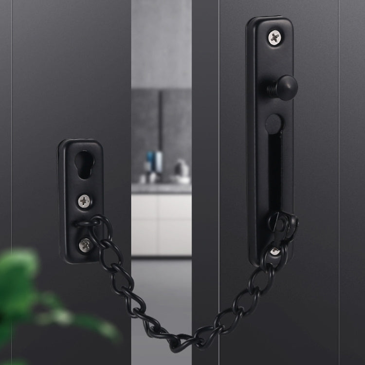 With Insurance Door Buckle Security Chain Anti-burglary Door Chain Latch Household Door Inside Reverse Lock Anti-burglary Buckle