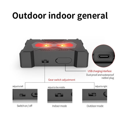 Outdoor Ultrasonic Solar Mouse Repeller LED Flash Animal Repeller