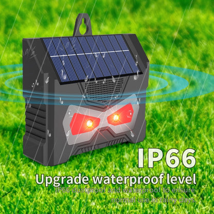 Outdoor Ultrasonic Solar Mouse Repeller LED Flash Animal Repeller