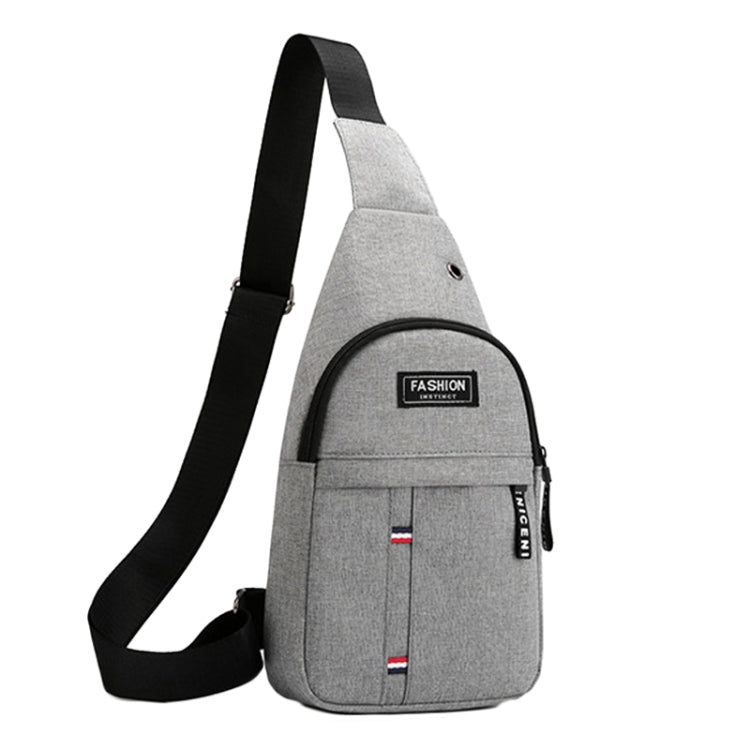 Men Chest Bag Casual Sports Shoulder Crossbody Bag Canvas Backpack