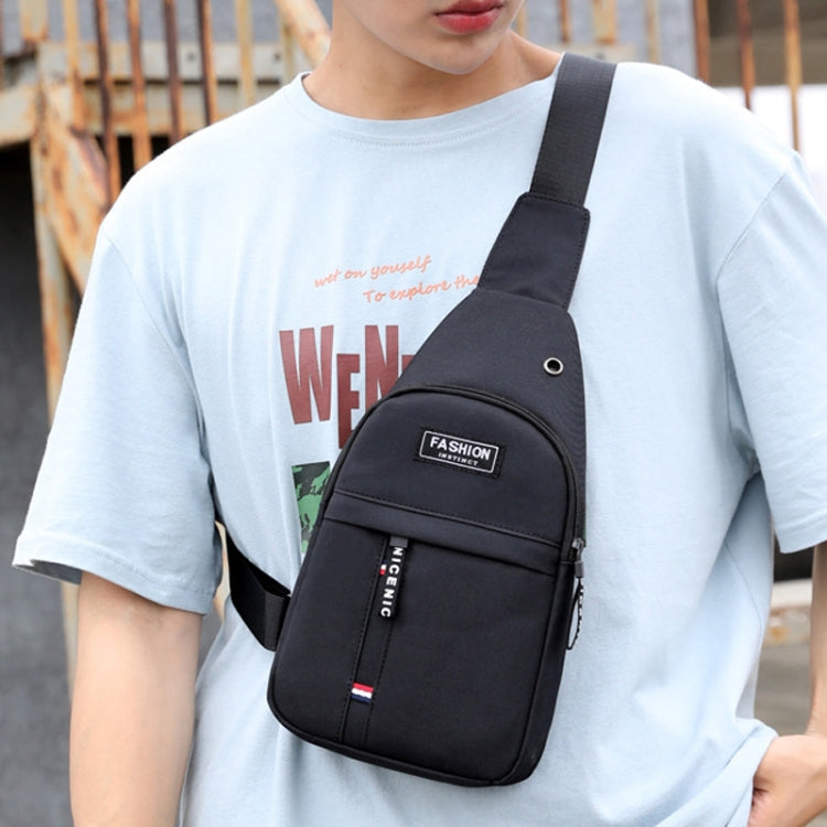 Men Chest Bag Casual Sports Shoulder Crossbody Bag Canvas Backpack