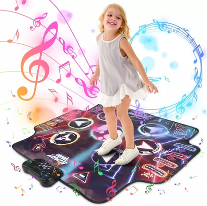 Bluetooth Music Dance Mat 4 Modes Light Up Stepping Floor Mat 100x89cm