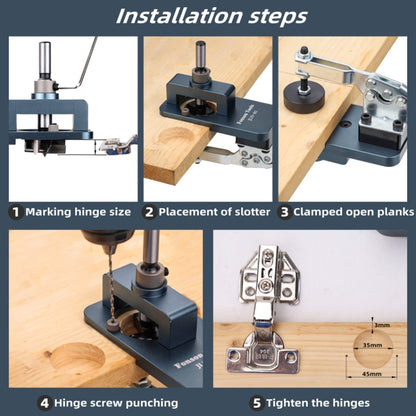 Fonson 35MM Hole Spacing Woodworking Cabinet Door Hinge Hole Opener