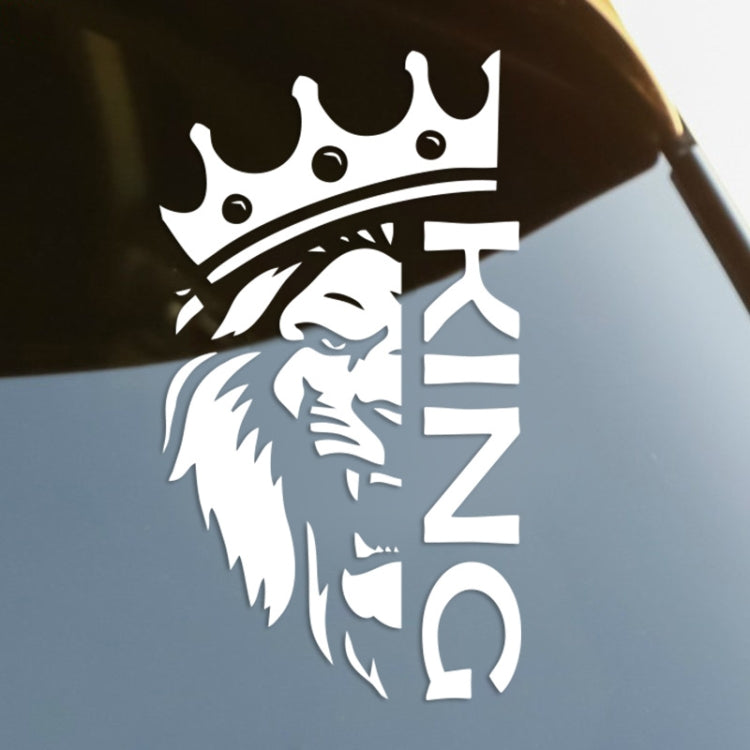 Lion Crown Car Decorative Sticker