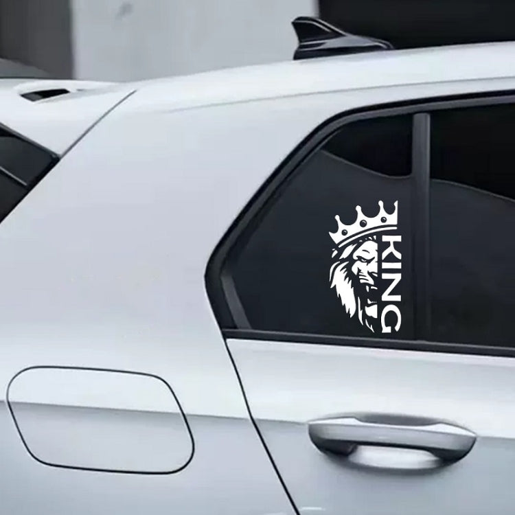 Lion Crown Car Decorative Sticker