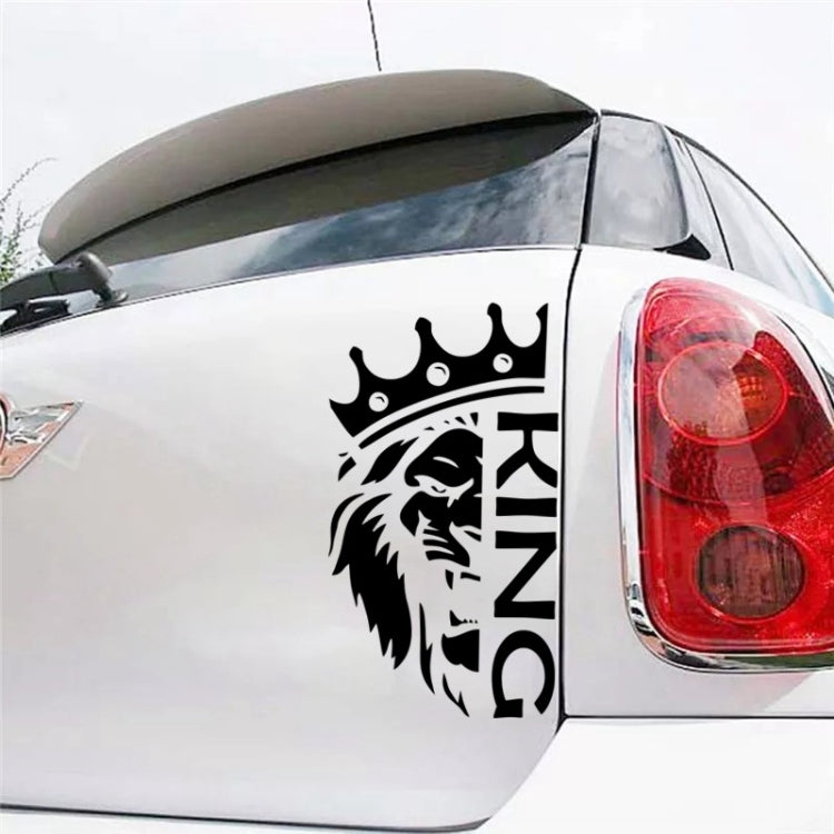 Lion Crown Car Decorative Sticker