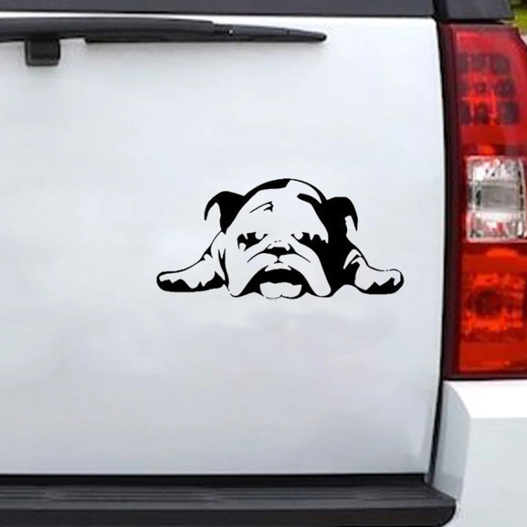 2pcs British Tired Puppy Car Decorative Sticker