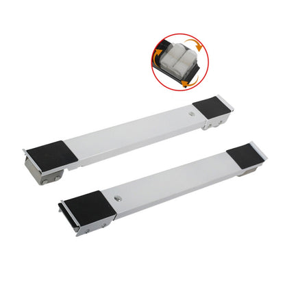 1pair Household Washing Machine And Refrigerator Fixed Non-Slip Universal Wheel Bracket Base