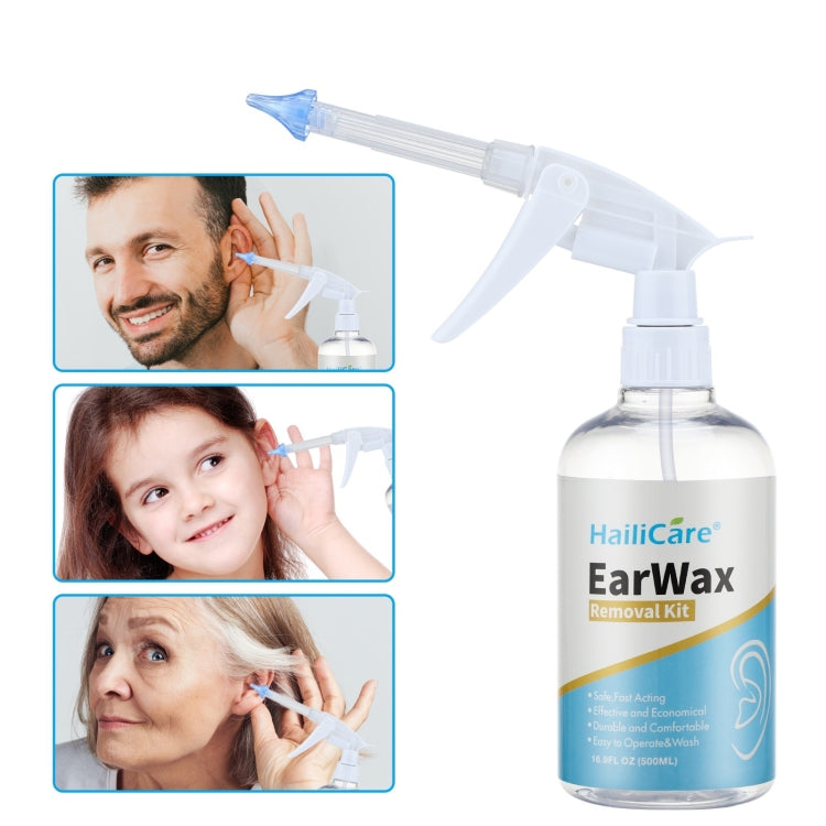 HailiCare 18-in-1 Ear Wax Removal Kit with irrigation bottle and tips