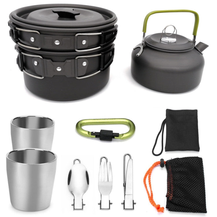 Outdoor Supplies Camping Portable Teapot Set Pot Set