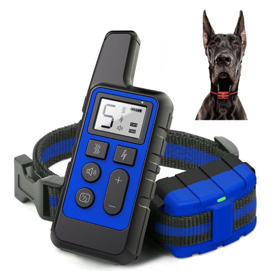 500m Dog Training Bark Stopper Remote Control Electric Shock Waterproof Electronic Collar